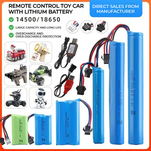 リチウムイオン3.7V 14500 18650充電式リチウム電池円筒型S900 FT008リモートコントロールヘリコプターボート子供用おもちゃ - Product Image 5