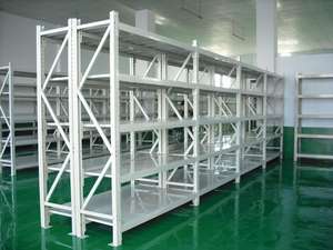 Étagères de marché en métal à 4 couches 300KG/couche Étagères à chaussures industrielles Support de suspension Stockage Rayonnage à palettes pour entrepôts - Product Image 4