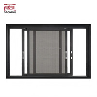 Ventanas Corredizas Horizontales de Acero Inoxidable con Doble Acristalamiento y Marco de Aluminio Insonorizado, Estándar Australiano AS2047, de Tres o Dos Vías