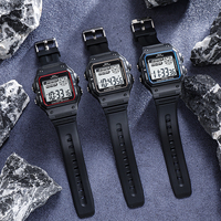 Jam Tangan Digital Sport Chronograph LED Anti Air Custom Fashion untuk Pria