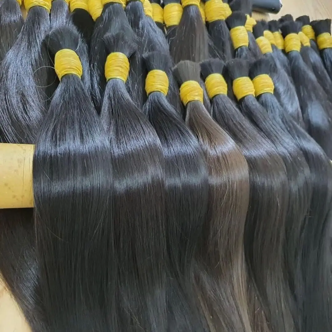 Cuticle Aligned BULK Vrigin Vietnamese Hair Human Hair Extension 613 Vietnamese Raw hair