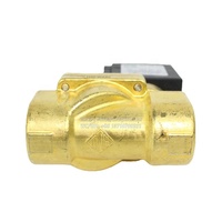 Válvula Solenoide de Latón ODE 21WA4K0V130 con Control Piloto G1/2 AC220V AC110V DC24V AC24V FKM Normalmente Cerrada Roscada para Compresor de Aire