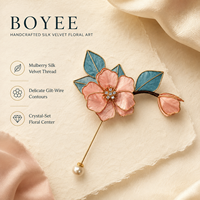 Élégante broche torsadée en velours de soie, cadeau haut de gamme pour mariage et banquet, pour femmes, multi-usage, peut être utilisée comme accessoire pour cheveux