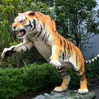 Simulation de tigre en ferme électronique, animal effrayant à la main