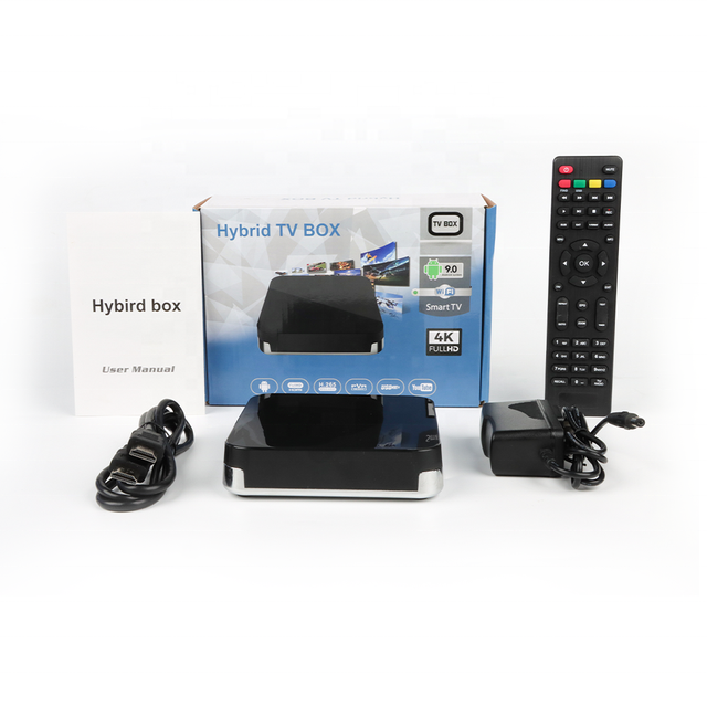 Hybrid TV Box OTT DVB T2 Combo Amlogic S905X3 Android 11 Smart TV Box with Dual Wifi Set Top Box