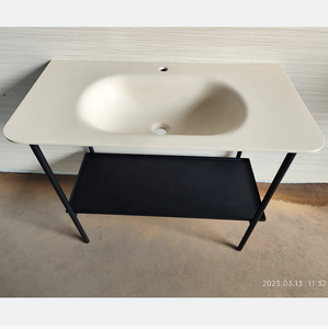DIY hostel resort suite salle de bain design douche pluie articles de toilette aire ouverte dressing meubles vanité table évier console - Product Image 2