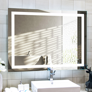<span class=keywords><strong>Hotel</strong></span> espejos de pared niebla función libre sin marco de vidrio Baño LED iluminado espejo de baño - Product Image 5