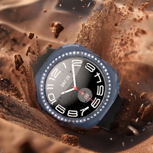 Custodia protettiva per PC con diamanti brillanti per Samsung Galaxy <span class=keywords><strong>Watch</strong></span> <span class=keywords><strong>8</strong></span> <span class=keywords><strong>Ultra</strong></span> - Cover alla moda per orologio - Product Image 3