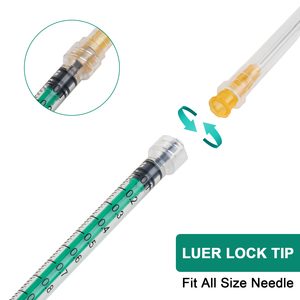 <span class=keywords><strong>Seringue</strong></span> vétérinaire de 1ml avec aiguille Équipement médical pour bovins et animaux Caractéristique de sécurité - Product Image 6