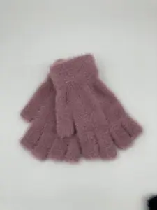 ถุงมือถักสำหรับผู้หญิง,ถุงมืออะคริลิกใส่ได้ทั้งชายและหญิงถุงมือแบบสัมผัสหน้าจอสำหรับกิจกรรมกลางแจ้งแบบเย็นสำหรับฤดูหนาว