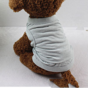 เสื้อผ้าสัตว์เลี้ยงหลากสี,เสื้อยืด<span class=keywords><strong>สุนัข</strong></span>ตัวใหญ่ผ้าคอตตอน XS-XXXL - Product Image 6