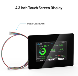 JK BMS V19 JK Inverter BMS 16S 100A/150A/200A/300A 4.3 "layar LCD kemasan baterai LiFePO4 dengan RS485/CAN/UART 48V Jigong BMS - Product Image 3