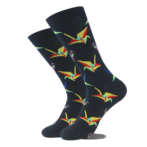 Hoa cotton CREW <span class=keywords><strong>SOCKS</strong></span> đối với phụ nữ thời trang Châu Âu Mỹ Ins xu hướng xuyên biên giới của phụ nữ dài Vớ bán buôn - Product Image 3