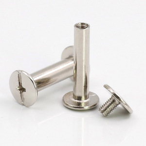 Rivets Xing Jinwei avec rondelle, tête plate, autotaraudeurs, nickelés, en acier au carbone, norme GB875, grade A - Product Image 1