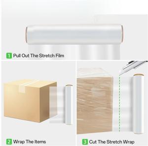 <span class=keywords><strong>Pellicola</strong></span> <span class=keywords><strong>Estensibile</strong></span> LLDPE 2,5kg per Imballaggio Pallet, Protezione Carichi e Spedizioni in Magazzino - Product Image 4