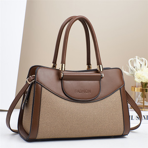 New Fashion Ladies Large Capacity Handbag Luxury PU Leather <b>Tote</b> Bag Women's Business & Casual Popular Boston Bag - Product Image 3