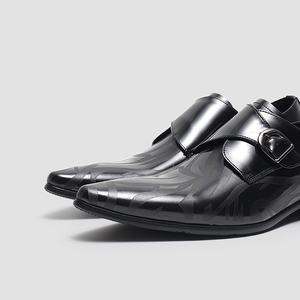 Zapatos Formales de Invierno de Lujo, Alta Calidad, Transpirables, de Piel Genuina, Hechos a Mano, con Punta en Pico y Suela de Goma - Product Image 4