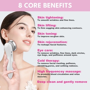 Appareil de beauté multifonctionnel pour le rajeunissement de la peau, lifting du visage en V, resserrement, élimination des rides, soin de la peau du visage, masseur facial - Product Image 3