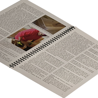 Carnet, bloc-notes, agenda, journal, planificateur, catalogue, brochure, livre, magazine imprimés avec couverture souple en plastique PP écologique