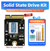 JCID M4 Mac Mini SSD 2TB 1TB Harddisk Internal Solid State Hard Disk SSD Drive PCB Board untuk MAC MINI M4