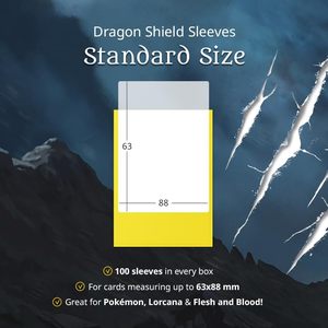 100 protège-cartes TCG <span class=keywords><strong>Dragon</strong></span> Shield de taille standard, finition mate, pour Pokémon Flesh & Blood One Piece MTG - Product Image 3
