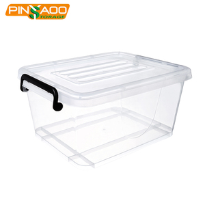 Plastic Bin OEM ODM Eco-friendly Multi Purpose 5L Clear Plastic Bins