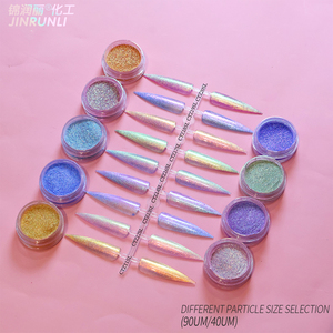 <span class=keywords><strong>Poudre</strong></span> de pigment pour ongles à paillettes holographiques, <span class=keywords><strong>effet</strong></span> caméléon multichrome, <span class=keywords><strong>poudre</strong></span> à tremper pour ongles chromée - Product Image 6