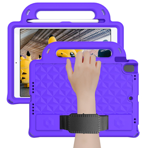 Sac banane EVA à motif diamant, étui antichoc pour tablette PC avec dragonne de protection pour <span class=keywords><strong>iPad</strong></span> M6 10.8, Tab A, Fire HD 8 - Product Image 4