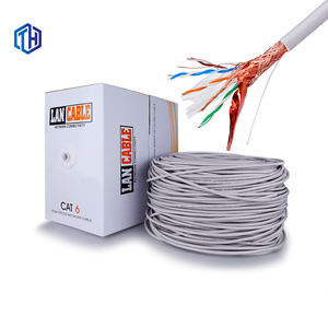 Prezzo di fabbrica Cat6 Cat6a SFTP Lan cavo esterno impermeabile resistenza ai raggi UV doppio scudo cavo di rete - Product Image 4