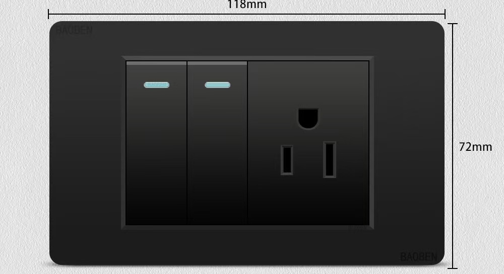 2 Gang 15A 3-Prong Outlet