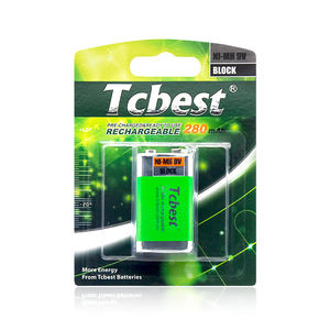 Batería recargable <span class=keywords><strong>9V</strong></span> Ni-MH 280mAh - Product Image 1