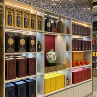 Vitrine à alcool commerciale pour magasin, présentoir de vente au détail, service personnalisé, éclairage LED, vitrine à alcool