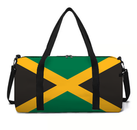 Sac de voyage fourre-tout réplique du drapeau de la Jamaïque, le plus vendu, sac de sport, sac de week-end, confortable et portable