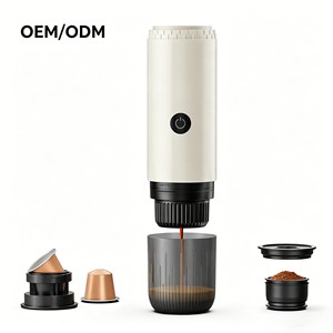 Machine à café portable électrique USB 2-en-1 avec logo personnalisé, 100 ml, 19 bars, auto-chauffante, pour <span class=keywords><strong>capsules</strong></span> et expresso - Product Image 1