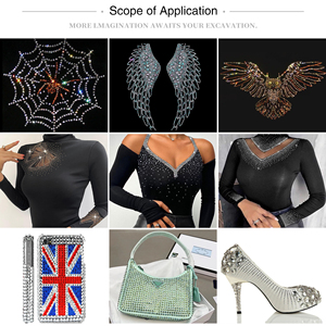 Nhà Sản Xuất Pha Lê Buck Túi Lấp Lánh Và Đầy Màu Sắc Sửa Chữa Nóng Rhinestone Cho Thời Trang Trang Trí Kích Thước SS3-SS40 - Product Image 6