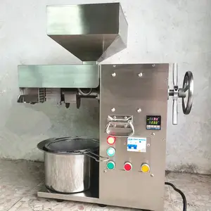 304 stainless steel cooking oil press machine for small business/automatic oil press