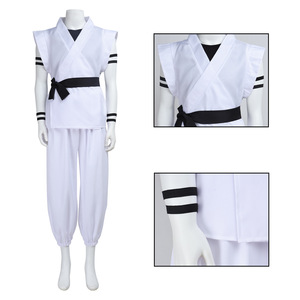 Conjunto de Traje de Entrenamiento Blanco de Ryoumen Sukuna de Jujutsu Kaisen, Disfraz de Cosplay, Traje de Juego de Rol, Talla Adulto - Product Image 4