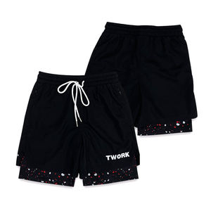 กางเกงขาสั้นออกกำลังกายระบายอากาศได้ดีสำหรับผู้ชายกางเกงขาสั้นออกกำลังกายออกกำลังกายดีไซน์กระเป๋า - Product Image 1