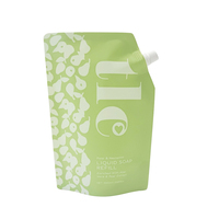 Pochettes à bec verseur réutilisables et écologiques avec logo imprimé en héliogravure pour jus de fruits