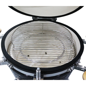 Expansor de cocina de acero inoxidable Auplex Deflector de medio calor Kamado BBQ Accesorio <span class=keywords><strong>Divide</strong></span> <span class=keywords><strong>Conquer</strong></span> System Eficiente - Product Image 5