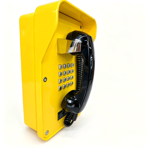 Téléphone industriel robuste et étanche IP pour la communication dans les tunnels, les couloirs utilitaires et les infrastructures publiques - Product Image 3