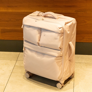 Valigia Ultra-leggera per Donne, Trolley da 20/24 Pollici, Valigia <span class=keywords><strong>in</strong></span> <span class=keywords><strong>Tessuto</strong></span> Impermeabile con Grande Capacità e Borsa Integrata - Product Image 5