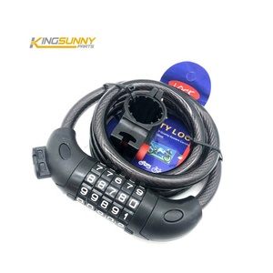 Pièces de qualité pour scooter électrique <span class=keywords><strong>Xiaomi</strong></span> M365, outils, accessoires pour scooter, cadenas universel à code de sécurité, cadenas à chaîne pour vélo - Product Image 1