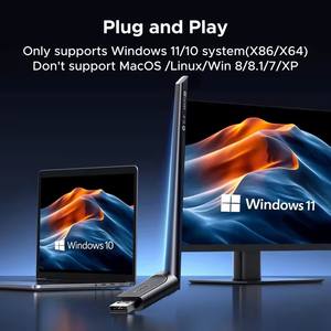 Adaptador WiFi <span class=keywords><strong>USB</strong></span> 2 en 1 UGREEN AX900 + Adaptador WiFi 6 5.4 GHz de Doble Banda 5GHz/2.4GHz <span class=keywords><strong>para</strong></span> <span class=keywords><strong>PC</strong></span> de Escritorio - Product Image 5