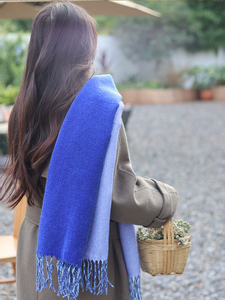 Vente chaude Solide Cachemire Châle Haute Qualité Polyester Brossé Plaine <span class=keywords><strong>Laine</strong></span> Pashmina Écharpe avec Frange pour Automne <span class=keywords><strong>Boutique</strong></span> <span class=keywords><strong>En</strong></span> <span class=keywords><strong>Ligne</strong></span> - Product Image 5