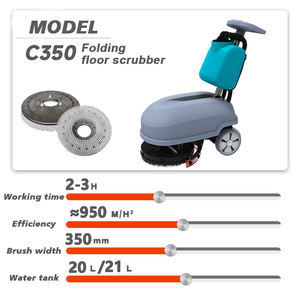 C350 Automatischer Bodenreiniger und -trockner mit Handlauf 180 °   Verstellbarer Griff Manuell - Product Image 4