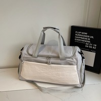 Sac de sport et de voyage léger et portable avec logo personnalisé pour yoga, fitness, week-end, séparation sec/humide