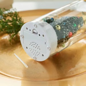 Christmas Ornaments with Base in Glass Dome Decoration <b>LED</b> <b>Lights</b> Desktop Glass Wholesale New Design Christmas <b>Tree</b> - Product Image 2