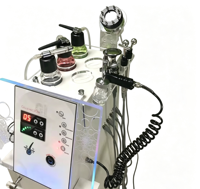 Appareil de soin du cuir chevelu vertical 8 en 1, détecteur multifonctionnel de follicules pileux et équipement de massage SPA du cuir chevelu pour salon de coiffure