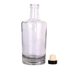 Bouteille en verre super flint avec bouchon en liège pour boisson alcoolisée Vodka boisson à <span class=keywords><strong>la</strong></span> <span class=keywords><strong>prune</strong></span> 100ml 500ml 750ml - Product Image 2